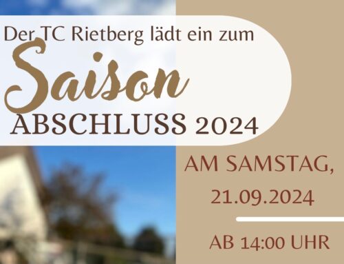 Saisonabschluss und Clubmeisterschaften 2024