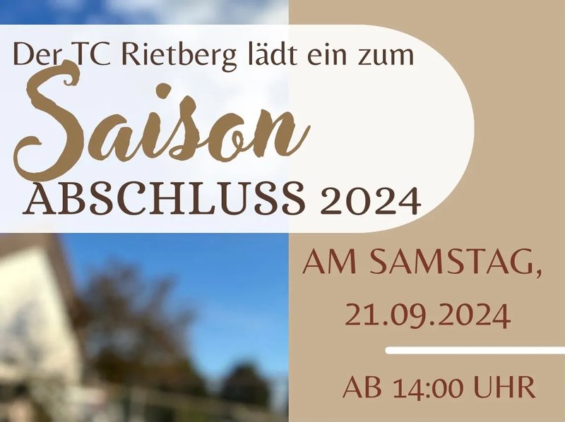 Saisonabschluss und Clubmeisterschaften 2024